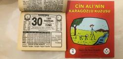 30 Haziran 1989 orijinal Huzur takvim yaprağı (Cin Ali kitabı hediyeli :)