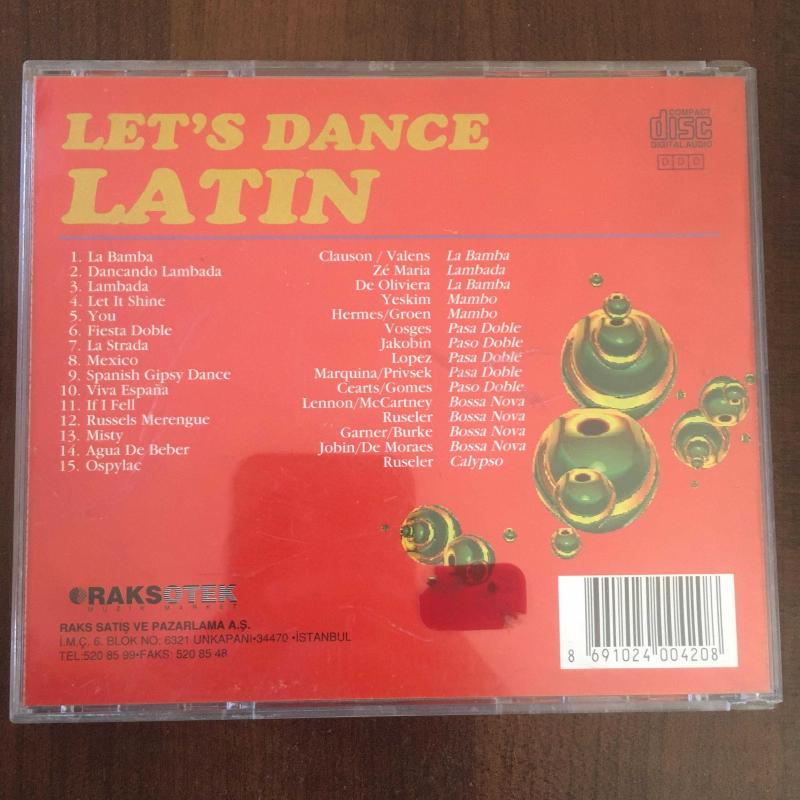 Let's Dance Latin / CD - Efemera - kitantik | #2672301000594