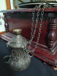 ANTIKA İZNİK KANDİL (ÜZERİNDE ALLAH YAZIYOR)