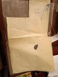 Çiçek motifi maktağ çizimi Osmanlı dönemi Kullanıldığı görülüyor Ebat : 62 x 39 cm.