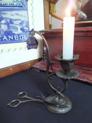 PİRİNÇ ŞAMDAN VE MUM MAKASI