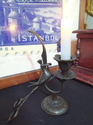 PİRİNÇ ŞAMDAN VE MUM MAKASI