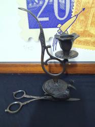 PİRİNÇ ŞAMDAN VE MUM MAKASI