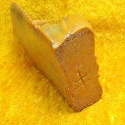 ANTİKA UZAKDOĞU ELİŞİ SABUN TAŞI OYMA MEDİTASYON YAPAN BUDA FİGÜR OBJE