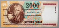 MACARİSTAN=2000  2000 Forint   P-186  Commemorative (Milenyum)  ÇİL'
