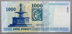 MACARİSTAN=2010  1000 Forint   P-197b  ÇİL'