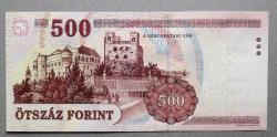 MACARİSTAN=2008  500 Forint   P-196b  ÇİL'