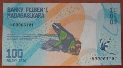 MADAGASKAR=2017  100 Ariary   P-97  ÇİL'