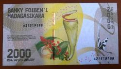 MADAGASKAR=2017  2000 Ariary   P-101  ÇİL'