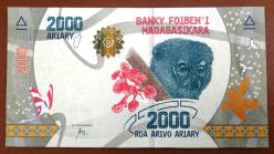 MADAGASKAR=2017  2000 Ariary   P-101  ÇİL'