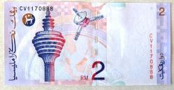 MALEZYA=1996  2 Ringgit  P-40  ÇİL'
