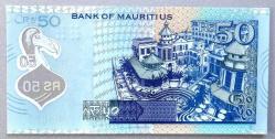 MAURİTİUS=2013  50 Rupees  P-65  ÇİL'  POLYMER