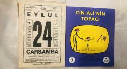 24 Eylül 1997 orijinal büyük boy Saatli Maarif takvim yaprağı (Cin Ali kitabı hediyeli :)