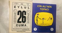 26 Eylül 1997 orijinal büyük boy Saatli Maarif takvim yaprağı (Cin Ali kitabı hediyeli :)