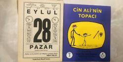 28 Eylül 1997 orijinal büyük boy Saatli Maarif takvim yaprağı (Cin Ali kitabı hediyeli :)