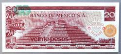 MEKSİKA=1977  20 Pesos  P-64d  ÇİL'