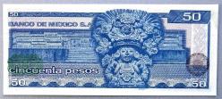 MEKSİKA=1981  50 Pesos  P-73  ÇİL'