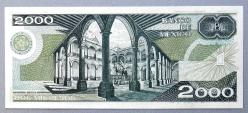MEKSİKA=1989  2000 Pesos  P-86c  ÇİL'