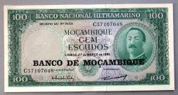 MOZAMBİK=1961  100 Escudos  P-117   ÇİL'