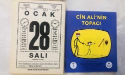 28 Ocak 1997 orijinal büyük boy Saatli Maarif takvim yaprağı (Cin Ali kitabı hediyeli :)