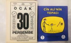30 Ocak 1997 orijinal büyük boy Saatli Maarif takvim yaprağı (Cin Ali kitabı hediyeli :)