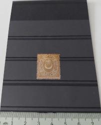 1868 AYYILDIZLI DULOZ TAKSE PULLARI III.TİP ÇERÇEVE VE SÜRŞARJI KAHVERENGİ ORJİNAL 20 PARA OLAN ŞARNİYERLİ PUL 2022 KATALOK;7.500.00TL 3G2VV ÇOK ÇOK NADİRDİR
