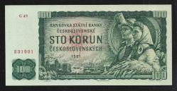 ** ÇEKOSLAVAKYA ( 100 * KORUN ) 1961 - ÇİL