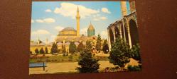 Kartpostal- Konya  Aziziye Camii ve Mevlana Müzesi Görünümü  , Kartpostalı. Gez Dünyayı Gör Konyayı