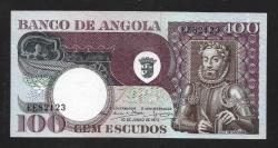 ** ANGOLA ( 100 * ESCUDOS ) 1973 - ÇİL