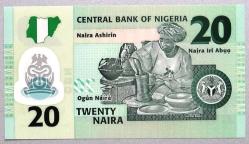 NİJERYA=2006   20 Naira   P-34a  ÇİL' POLYMER