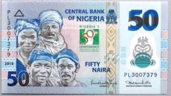 NİJERYA=2010   50 Naira   P-37   ÇİL'  Commemorative  POLYMER