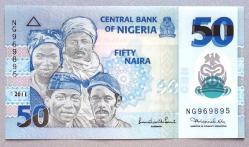 NİJERYA=2011   50 Naira   P-40b  ÇİL'  POLYMER