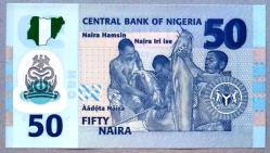 NİJERYA=2011   50 Naira   P-40b  ÇİL'  POLYMER