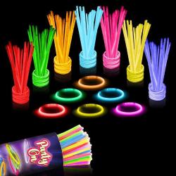 100 ADET GLOW STİCK IŞIKLI FOSFOR ÇUBUK 1.KALİTE UZUN SÜRE YANAR GLOW PARTİ IŞIKLARI NEON PARTİ IŞIKLARI