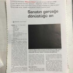 Efemera - Sanatın gerçeğe dönüştüğü an Coubert'in ünlü tablosu Dünyanın kökeni   haber sayfası 14 * 20 ebat - kitantik - kitaLog