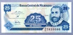 NİKARAGUA=1991   25 Centavos    P-170  ÇİL'