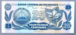 NİKARAGUA=1991   25 Centavos    P-170  ÇİL'