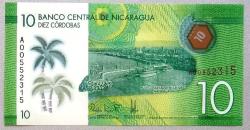NİKARAGUA=2014   10 Cordobas    P-209   ÇİL'  POLYMER