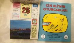 25 Mayıs 2004 orijinal Ülkü takvim yaprağı (Cin Ali kitabı hediyeli :)