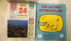 24 Nisan 2004 orijinal Ülkü takvim yaprağı (Cin Ali kitabı hediyeli :)