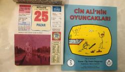 25 Nisan 2004 orijinal Ülkü takvim yaprağı (Cin Ali kitabı hediyeli :)