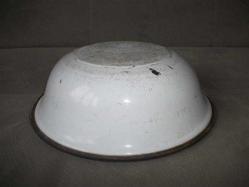 EMAYE  - ÇUKUR ÇANAK - ÇAPI 22 CM