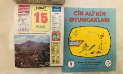 15 Şubat 2004 orijinal Ülkü takvim yaprağı (Cin Ali kitabı hediyeli :)