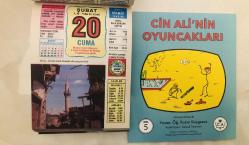 20 Şubat 2004 orijinal Ülkü takvim yaprağı (Cin Ali kitabı hediyeli :)