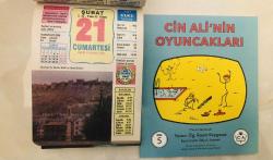 21 Şubat 2004 orijinal Ülkü takvim yaprağı (Cin Ali kitabı hediyeli :)