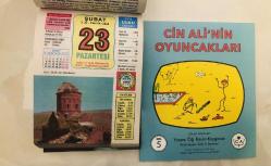 23 Şubat 2004 orijinal Ülkü takvim yaprağı (Cin Ali kitabı hediyeli :)