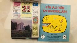 25 Şubat 2004 orijinal Ülkü takvim yaprağı (Cin Ali kitabı hediyeli :)