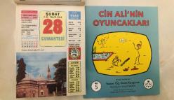 28 Şubat 2004 orijinal Ülkü takvim yaprağı (Cin Ali kitabı hediyeli :)