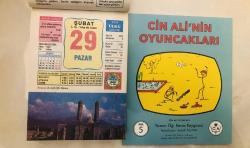 29 Şubat 2004 orijinal Ülkü takvim yaprağı (Cin Ali kitabı hediyeli :)