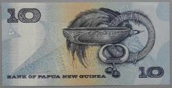 PAPUA YENİ GİNE=1988  10 Kina    P-9b  ÇİL'